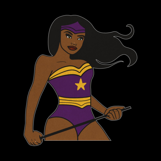 Afro Superhero Woman, Black Pride, African by logiamerch