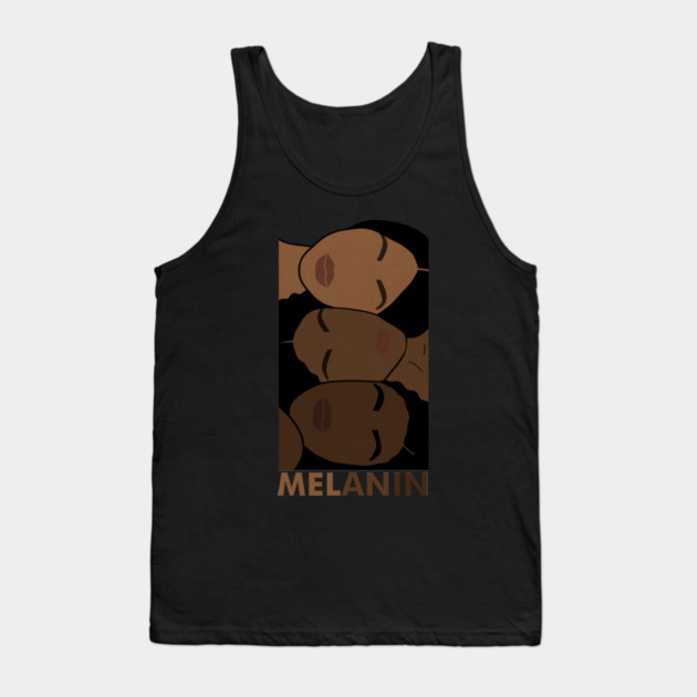 Melanin Shades, African Women, Brown Skin Girl Tank Top by logiamerch