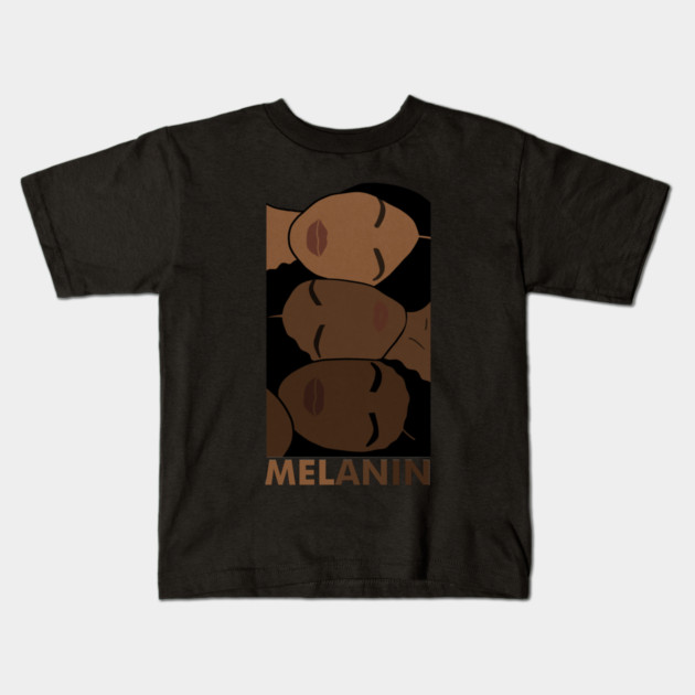 Melanin Shades, African Women, Brown Skin Girl Kids T-Shirt by logiamerch