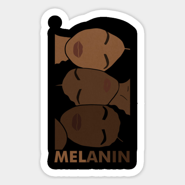 Melanin Shades, African Women, Brown Skin Girl Sticker by logiamerch