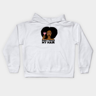 Afro Woman, Don't Touch my Afro Hair, African Kids Hoodie