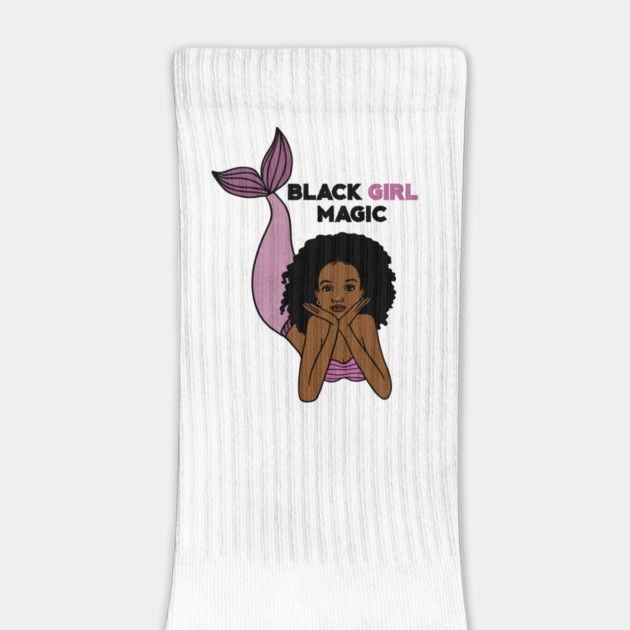 Black Girl Magic, Afro Mermaid by logiamerch