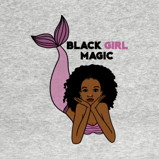 Black Girl Magic, Afro Mermaid by logiamerch