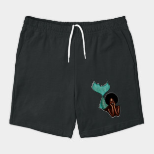 Afro Mermaid, African, Black Girl Magic Shorts