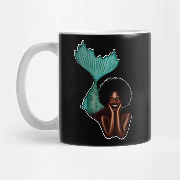 Afro Mermaid, African, Black Girl Magic by logiamerch