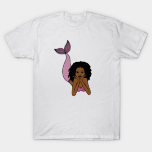 Afro Mermaid, African, Black Girl Magic T-Shirt