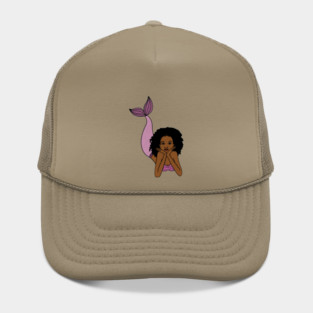 Afro Mermaid, African, Black Girl Magic Hat