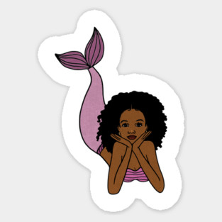 Afro Mermaid, African, Black Girl Magic Magnet