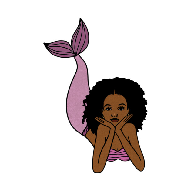 Afro Mermaid, African, Black Girl Magic by logiamerch