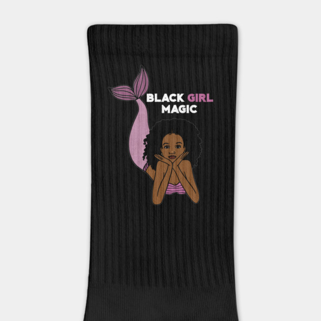 Black Girl Magic, Afro Mermaid by logiamerch