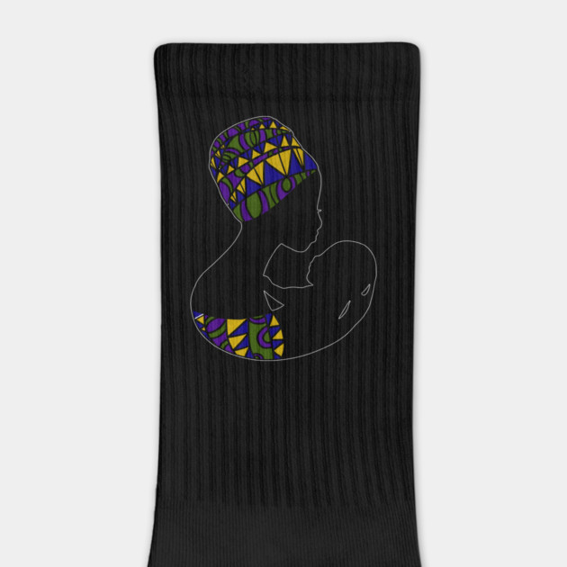 African Mom, Afro Woman with Baby, Black Pride, Mama Africa by logiamerch