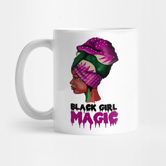 Black Girl Magic, Melanin, Afro Woman by logiamerch