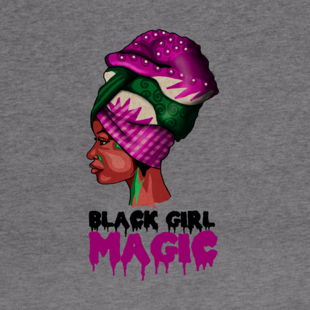 Black Girl Magic, Melanin, Afro Woman by logiamerch