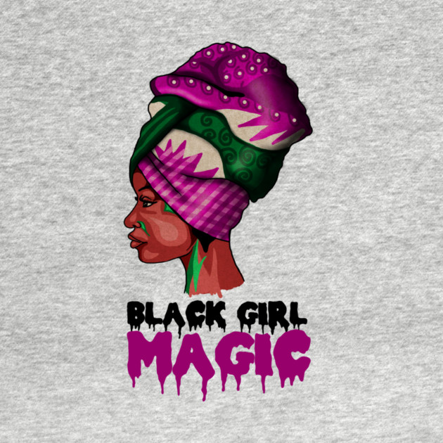 Black Girl Magic, Melanin, Afro Woman by logiamerch