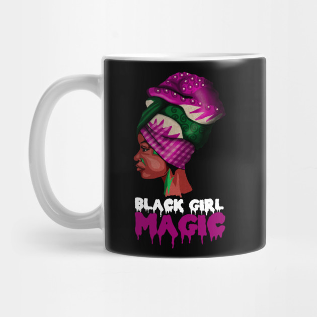 Black Girl Magic, Melanin, Afro Woman by logiamerch