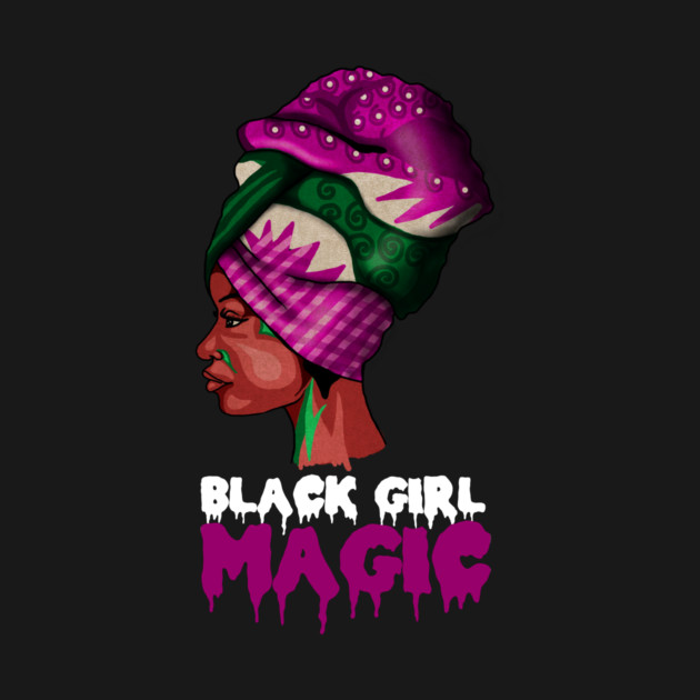 Black Girl Magic, Melanin, Afro Woman by logiamerch