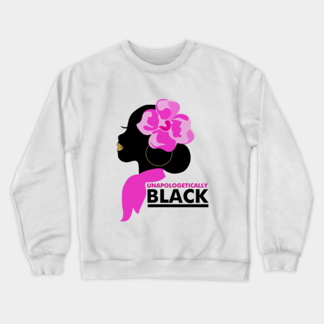 Unapologetically Black, Afro, African Crewneck Sweatshirt by logiamerch