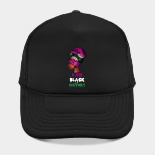 I am Black History, African Afro, Black Pride, African Woman Hat
