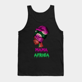 Mama Africa, Proud African Woman Tank Top