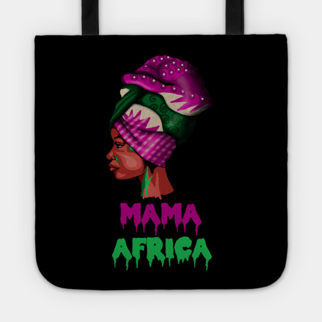 Mama Africa, Proud African Woman Tote by logiamerch