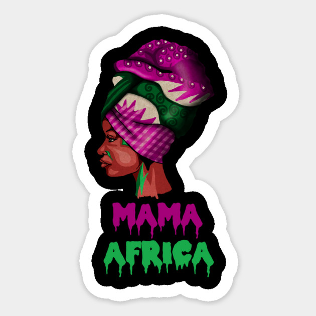 Mama Africa, Proud African Woman Sticker by logiamerch