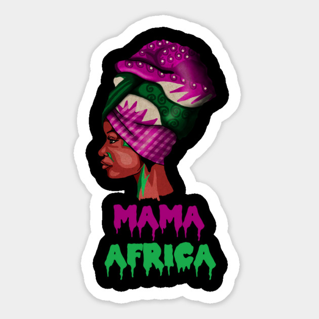 Mama Africa, Proud African Woman Magnet by logiamerch