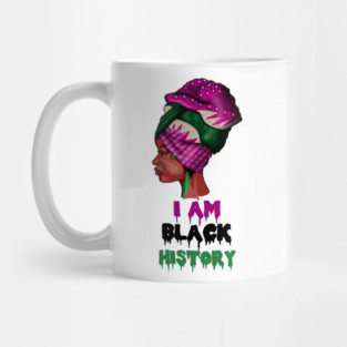 I am Black History, African, Black Pride Mug