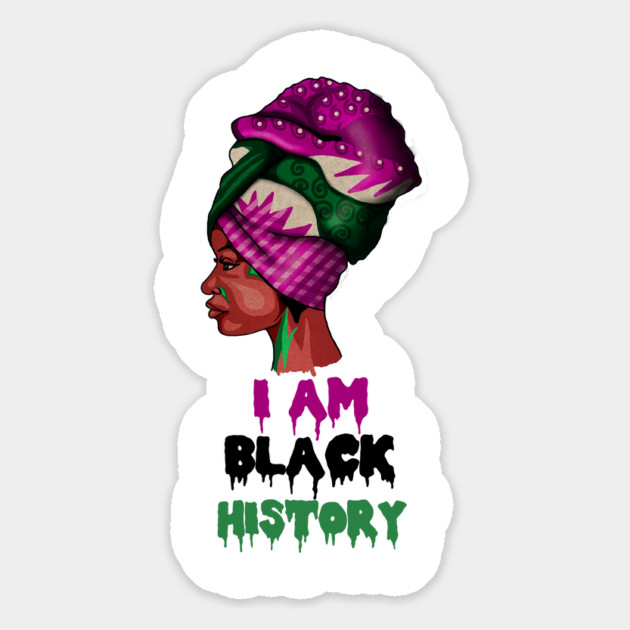 I am Black History, African, Black Pride Magnet by logiamerch