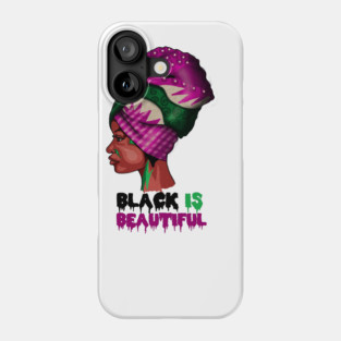 Black is Beautiful, Afro African Woman Phone Case