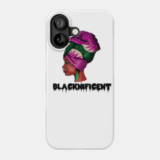 Black Beauty, Afro Woman, Magnificent Phone Case