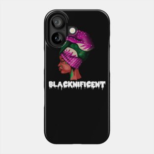 Black Beauty, Afro Woman, Magnificent Phone Case