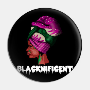 Black Beauty, Afro Woman, Magnificent Pin