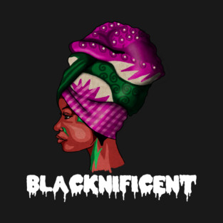 Black Beauty, Afro Woman, Magnificent T-Shirt