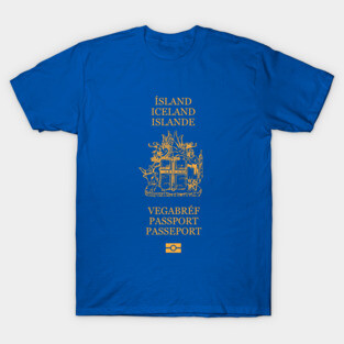 Iceland passport T-Shirt