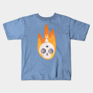 Bunny_Skull Kids T-Shirt