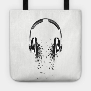 Listen to your stuff - headphones Tote