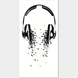 Listen to your stuff - headphones Posters and Art