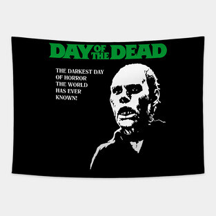 Zombies walk among us, it's the Day of the Dead Tapestry