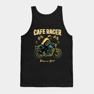 Cafe Racer - Born to Ride Tank Top