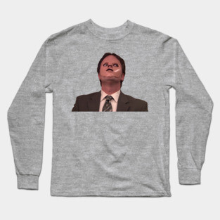 Dwight Schrute - Skin Mask Long Sleeve T-Shirt