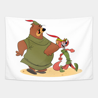 Little John and Robin Hood Tapestry
