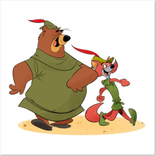 Little John and Robin Hood Posters and Art