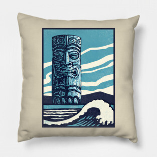 Guardian Tiki Pillow