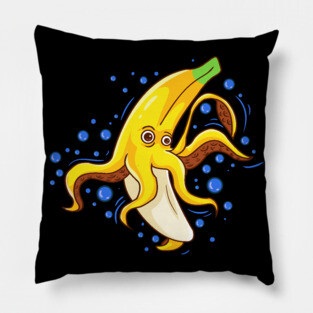 Banana Octopus Pillow