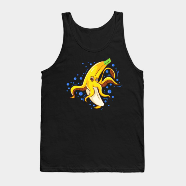 Banana Octopus Tank Top by belownormal