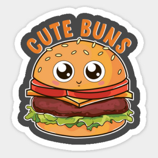 Cute Buns Kawaii Cheeseburger Magnet
