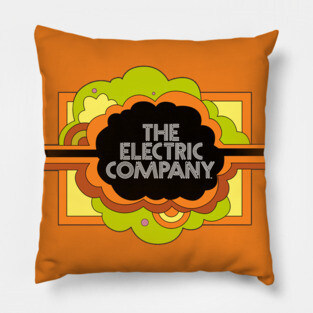 Vintage Electric Company Pillow