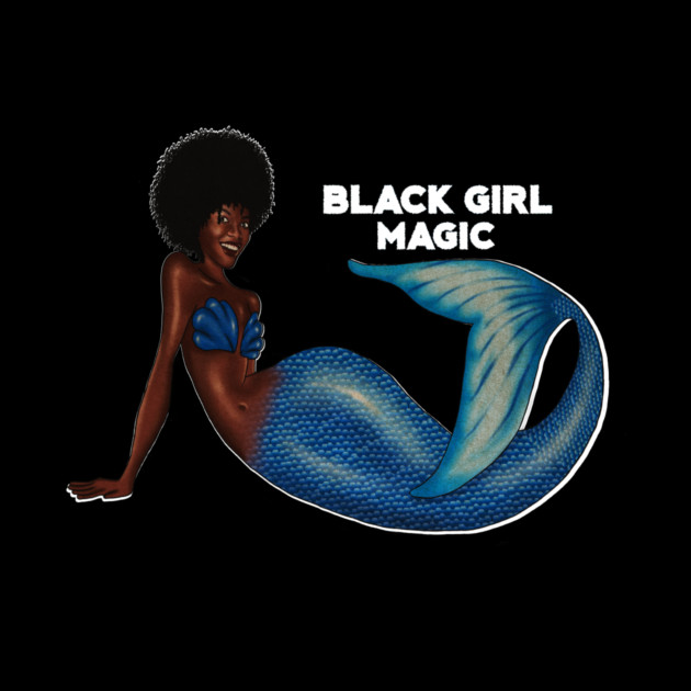 Afro Mermaid, African, Black Girl Magic by logiamerch
