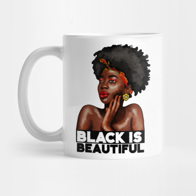 Black is Beautiful, Afro African Woman by logiamerch