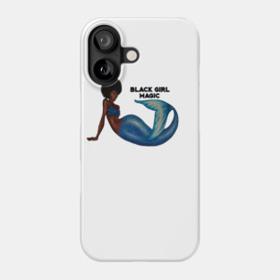 Afro Mermaid, African, Black Girl Magic Phone Case